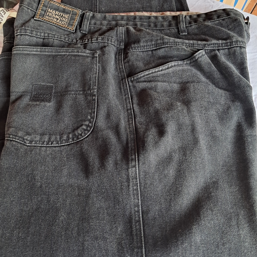 Vintage Marithe Francois Girbaud Charcoal Relaxed Jeans Size 38 L